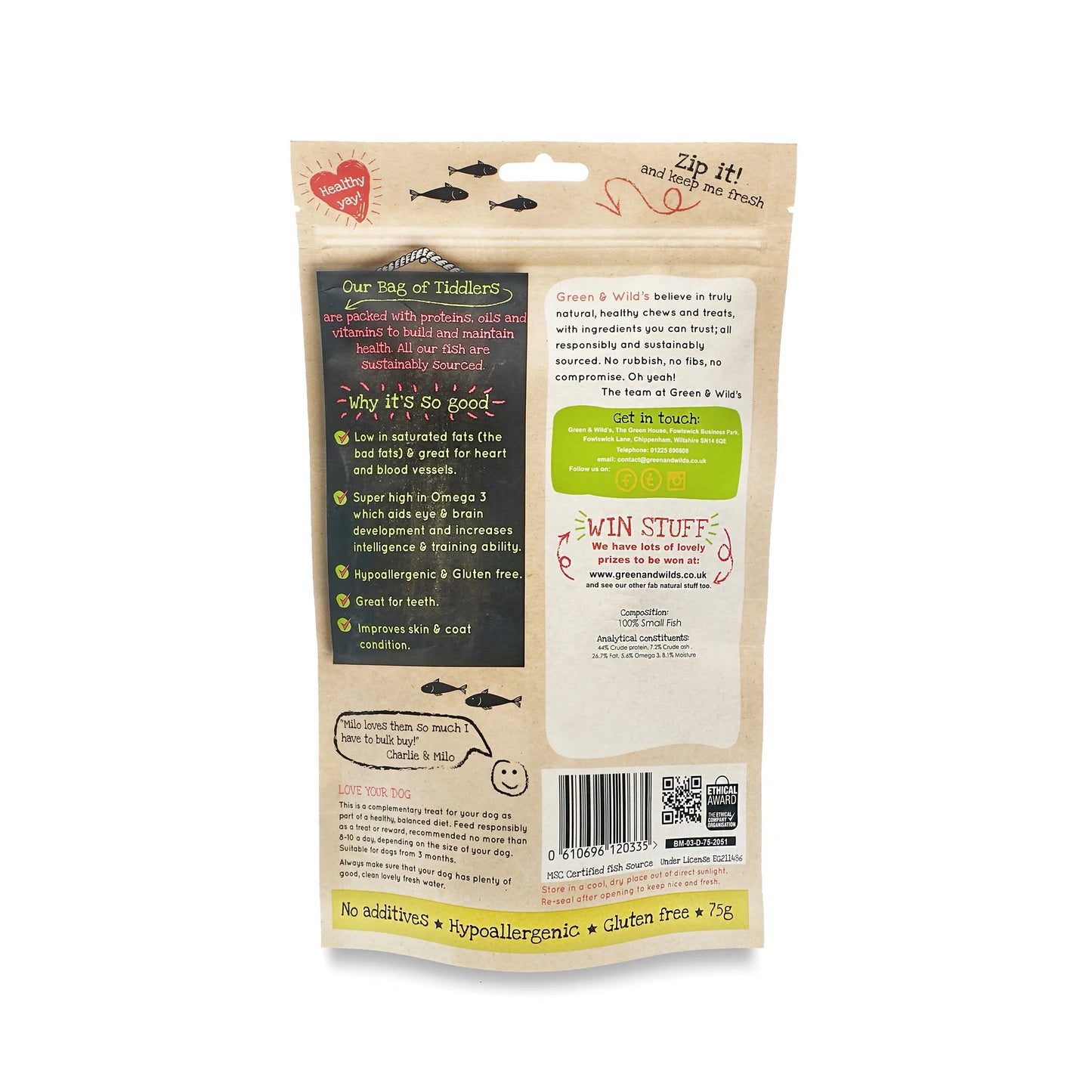 Green & Wild's Bag of Tiddlers 75g