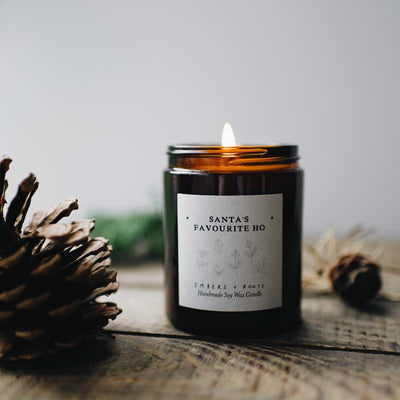 Embers and Roots Santa's Favourite Ho Gingerbread Candle 180ml