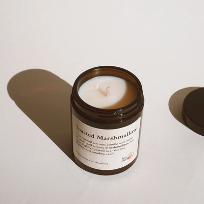 Hey Chalky Toasted Marshmallow Limited Edition Autumn Candle 155g