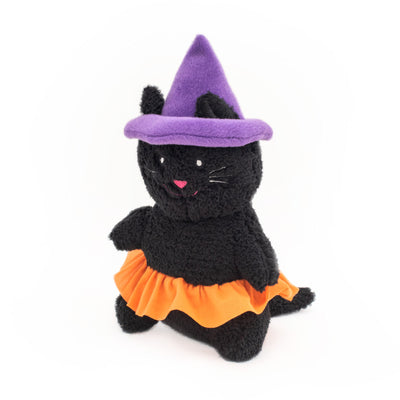 Halloween Dog Toy | Plush Dog Toy | Cheeky Chumz - Witch Cat | ZippyPaws