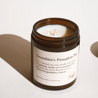 Hey Chalky Grandma's Pumpkin Pie Limited Edition Autumn Candle 155g