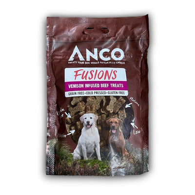 Anco Fusions Venison Infused Beef Treats 100g