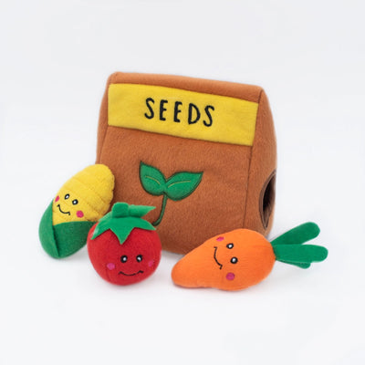 Seed Packet Hide and Seek Dog Toy | ZippyPaws Zippy Burrow Dog Toy