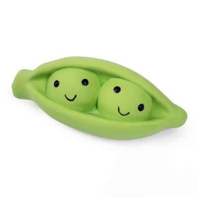 Petface Foodie Faces Latex Pea Pod Dog Toy