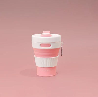 Cocopup London Collapsible Coffee Cup - Pink