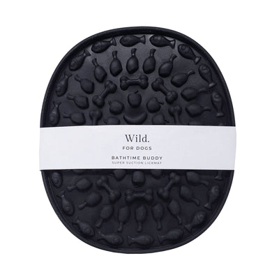 Wild For Dogs Bath time Buddy Lick mat (Black)