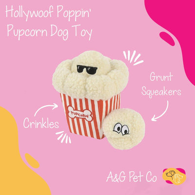P.L.A.Y. Hollywoof Poppin' Pupcorn Dog Toy